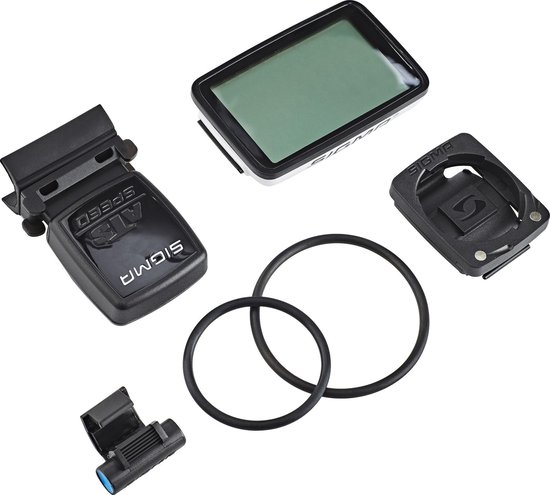 Sigma Fietscomputer Pure 1 Ats Draadloos/wit - Zwart