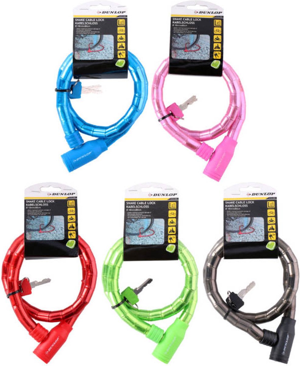 Dunlop Kabelslot 800 X 18 Mm - Zwart