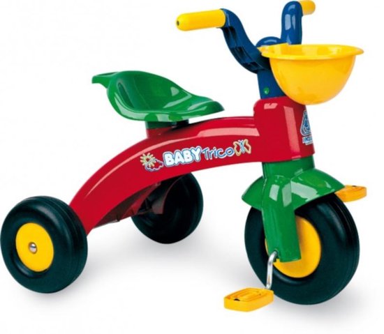 Injusa Driewieler - Multikleur - Rood