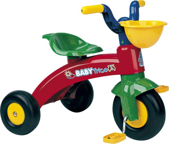 Injusa Driewieler - Multikleur - Rood