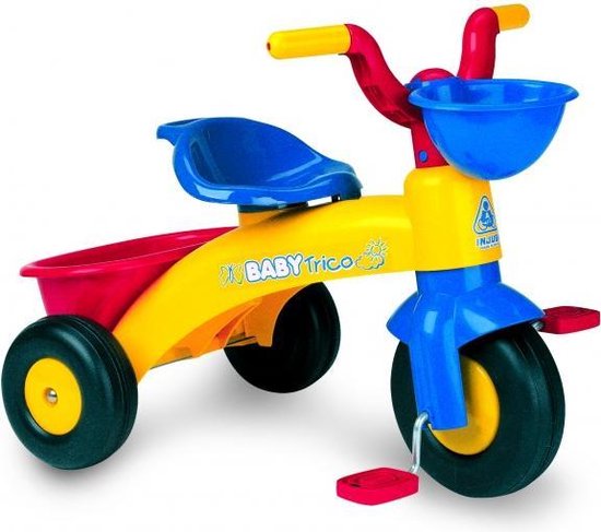 Injusa Driewieler - Multikleur - Rood