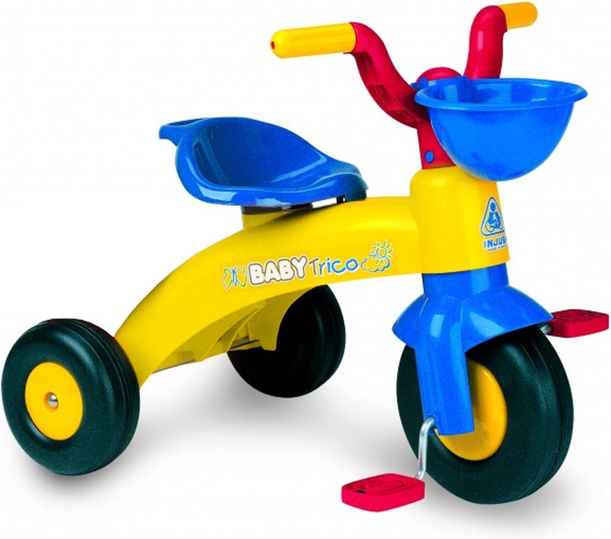 Injusa Driewieler - Multikleur - Rood