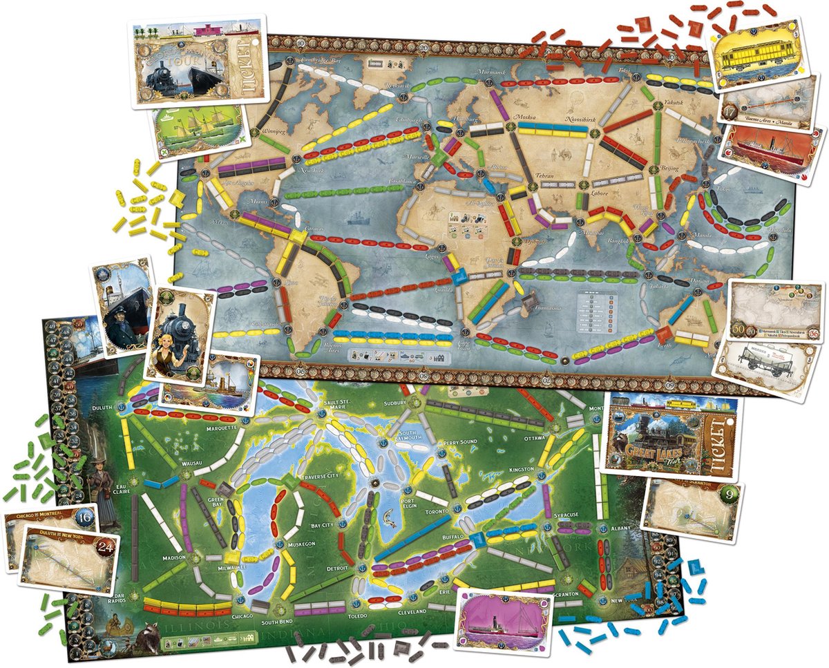 Days of Wonder Ticket To Ride Rails & Sails - Bordspel Nederlandstalig