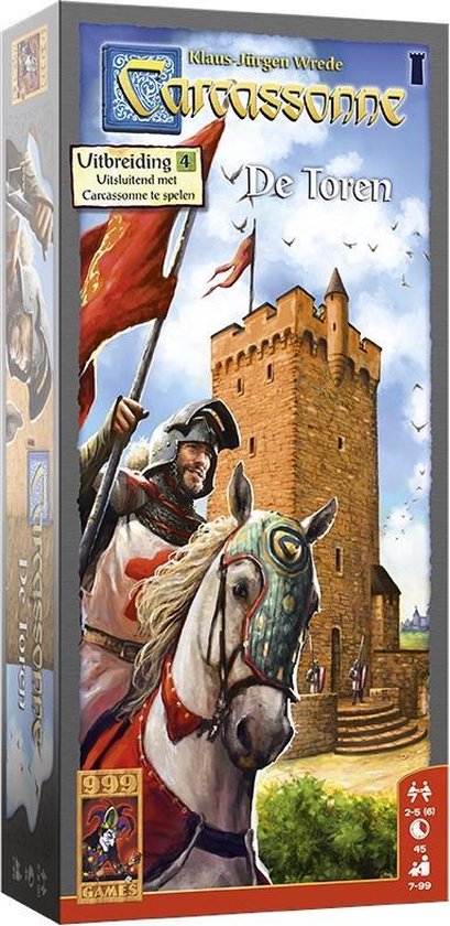 999Games Carcassonne: De Toren Bordspel