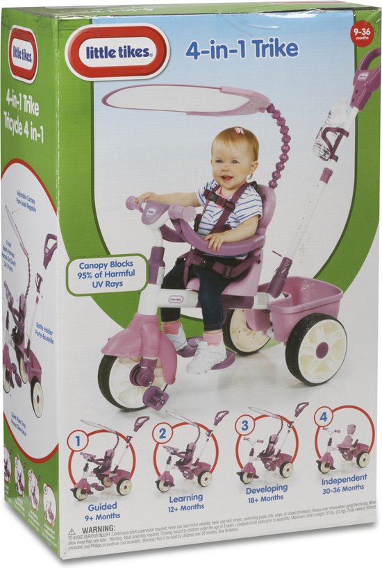 Little Tikes 4-in-1 Basic Driewieler - Roze