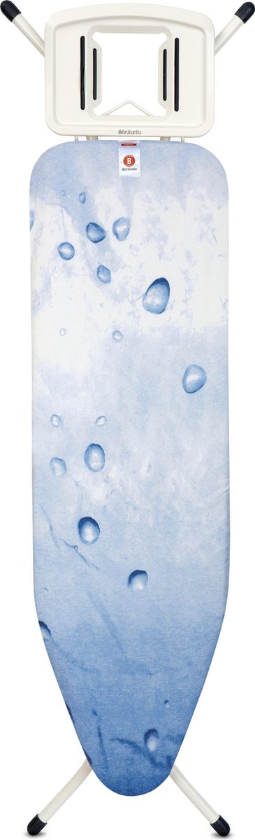 Brabantia Ice Water Strijkplank B - Met Strijkijzerhouder - 124 X 38 Cm