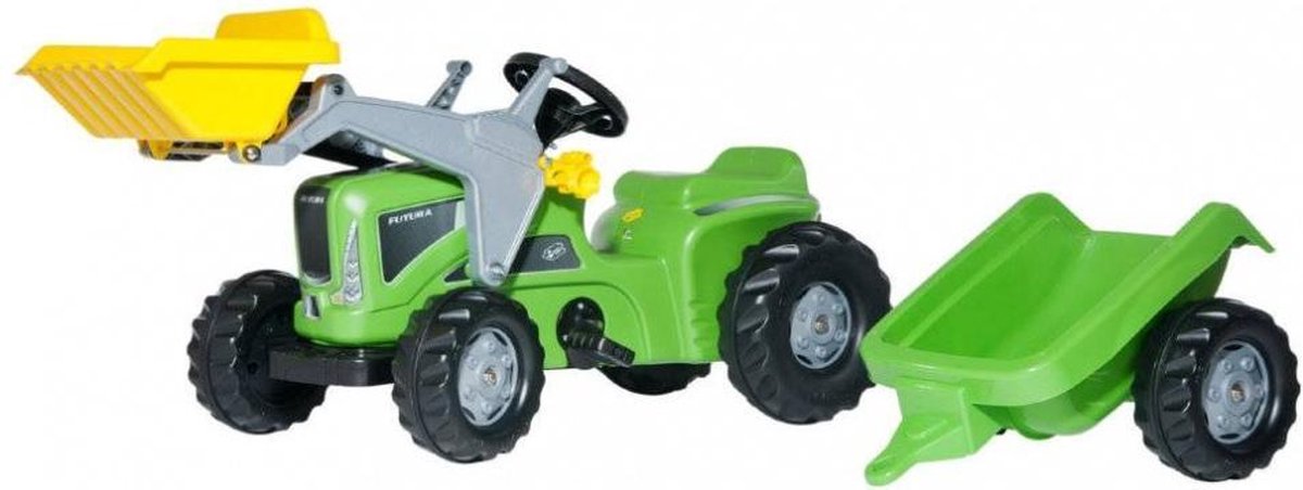 Rolly Toys Traptractor Rollykiddy Futura/zwart - Groen