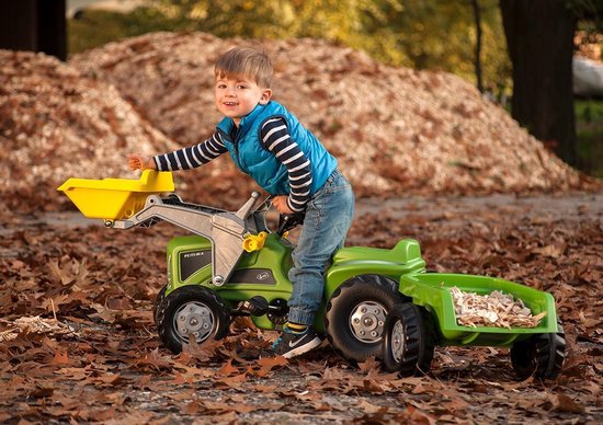 Rolly Toys Traptractor Rollykiddy Futura/zwart - Groen