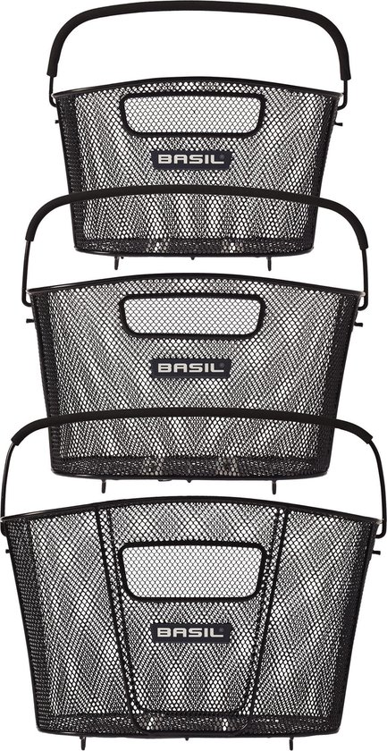 Basil Fietsmand Bold Achter 11 Liter - Zwart