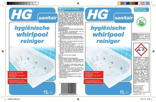 Hg Hygiënische Whirlpoolreiniger 1,0l