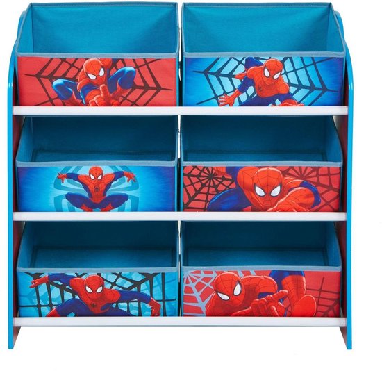 Worlds Apart Opbergkast Spider-man 30x64x60 Cm - Blauw