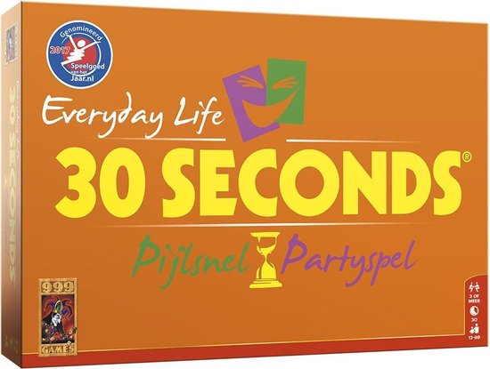 999Games 30 Seconds Everyday Life - Oranje