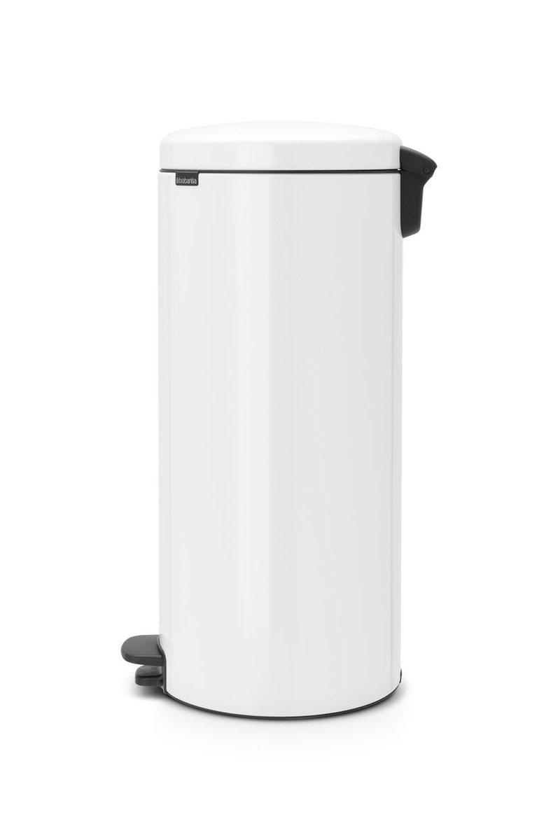 Brabantia Newicon Pedaalemmer 30 Liter Met Metalen Binnenemmer - White - Wit