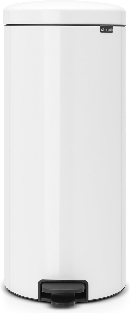 Brabantia Newicon Pedaalemmer 30 Liter Met Metalen Binnenemmer - White - Wit