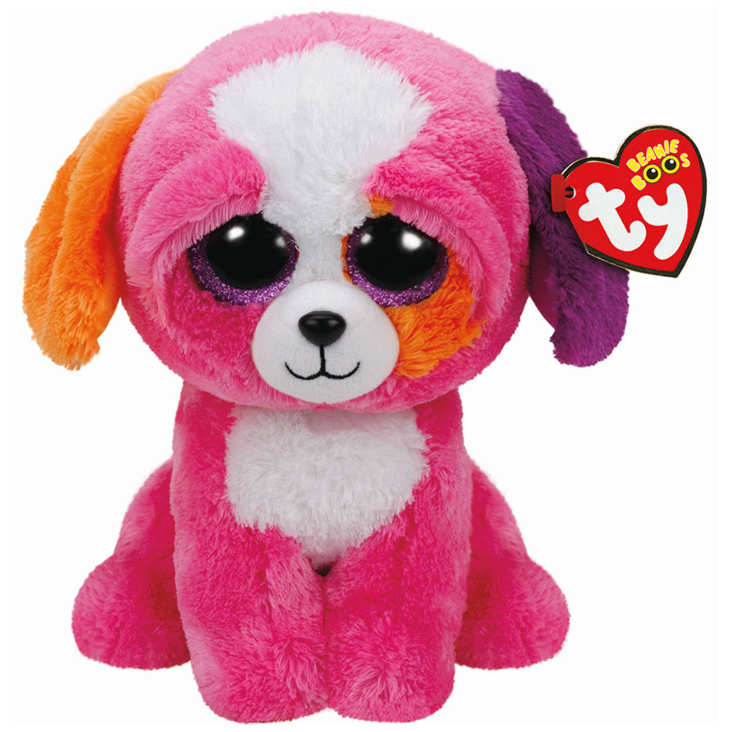 ty Beanie Buddy Knuffel Chihuahua Precious - 24 Cm - Roze