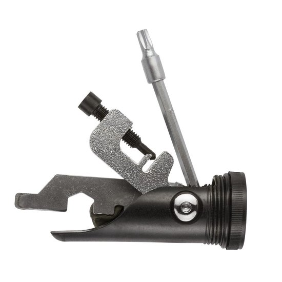 M-wave Bar Ends Met Multitool Aluminium 13 Cm 2 Stuks - Zwart