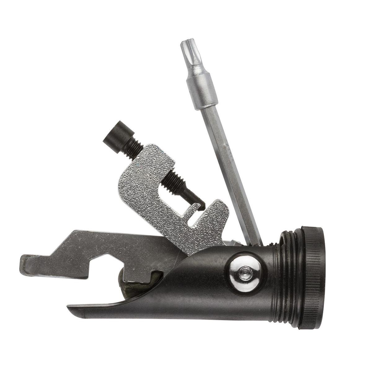 M-wave Bar Ends Met Multitool Aluminium 13 Cm 2 Stuks - Zwart