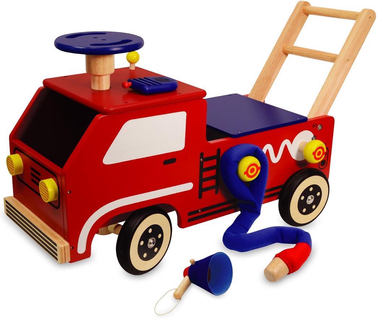I'm Toy Loop/duwwagen Brandweer - - Rood