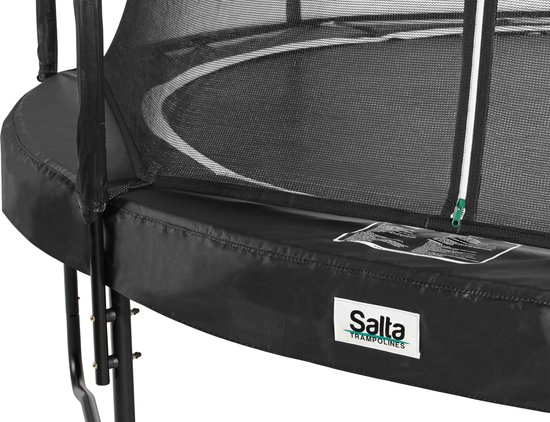 Salta Premium Black Edition Trampoline Rond Met Veiligheidsnet - 183 Cm - - Zwart