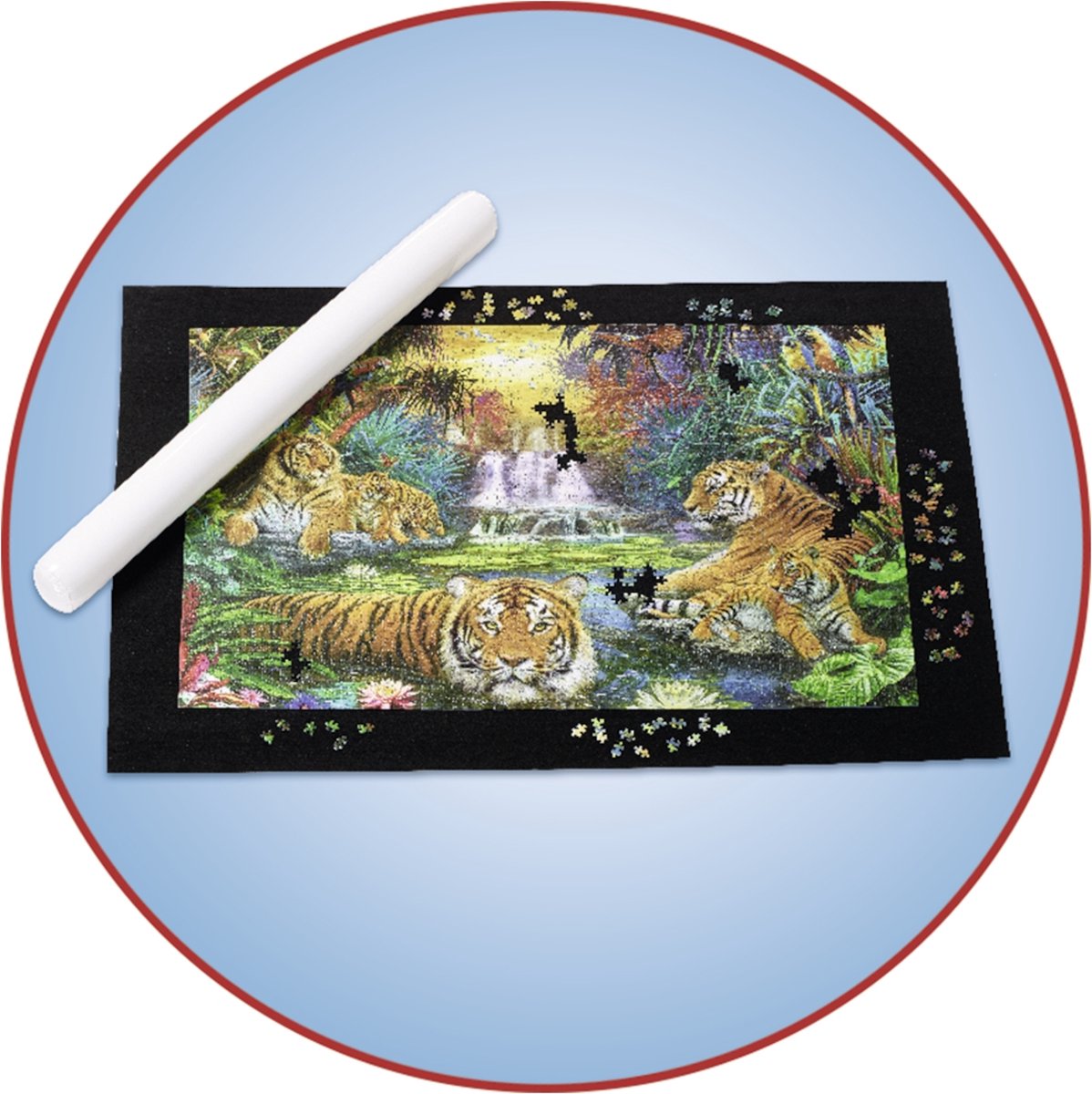 Ravensburger Puzzel Accessoire Roll Your Puzzle Xxl - 3000 Stukjes - Zwart