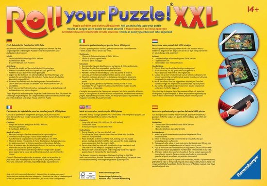 Ravensburger Puzzel Accessoire Roll Your Puzzle Xxl - 3000 Stukjes - Zwart