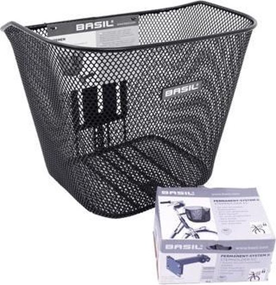 Basil Fietsmand Bremen Voor 24 Liter - Zwart