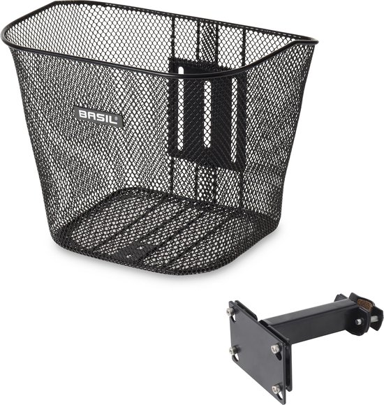 Basil Fietsmand Bremen Voor 24 Liter - Zwart