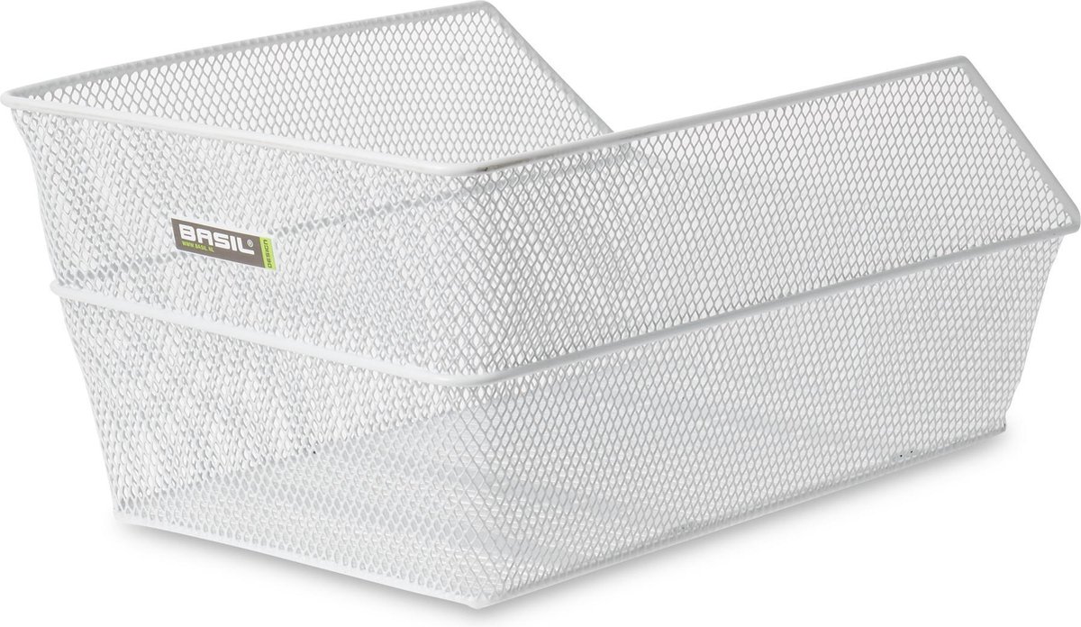 Basil Fietsmand Cento Achter 28 Liter - Wit