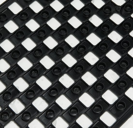 Sealskin Veiligheidsmat Doby - Rubber 50x50 - Zwart