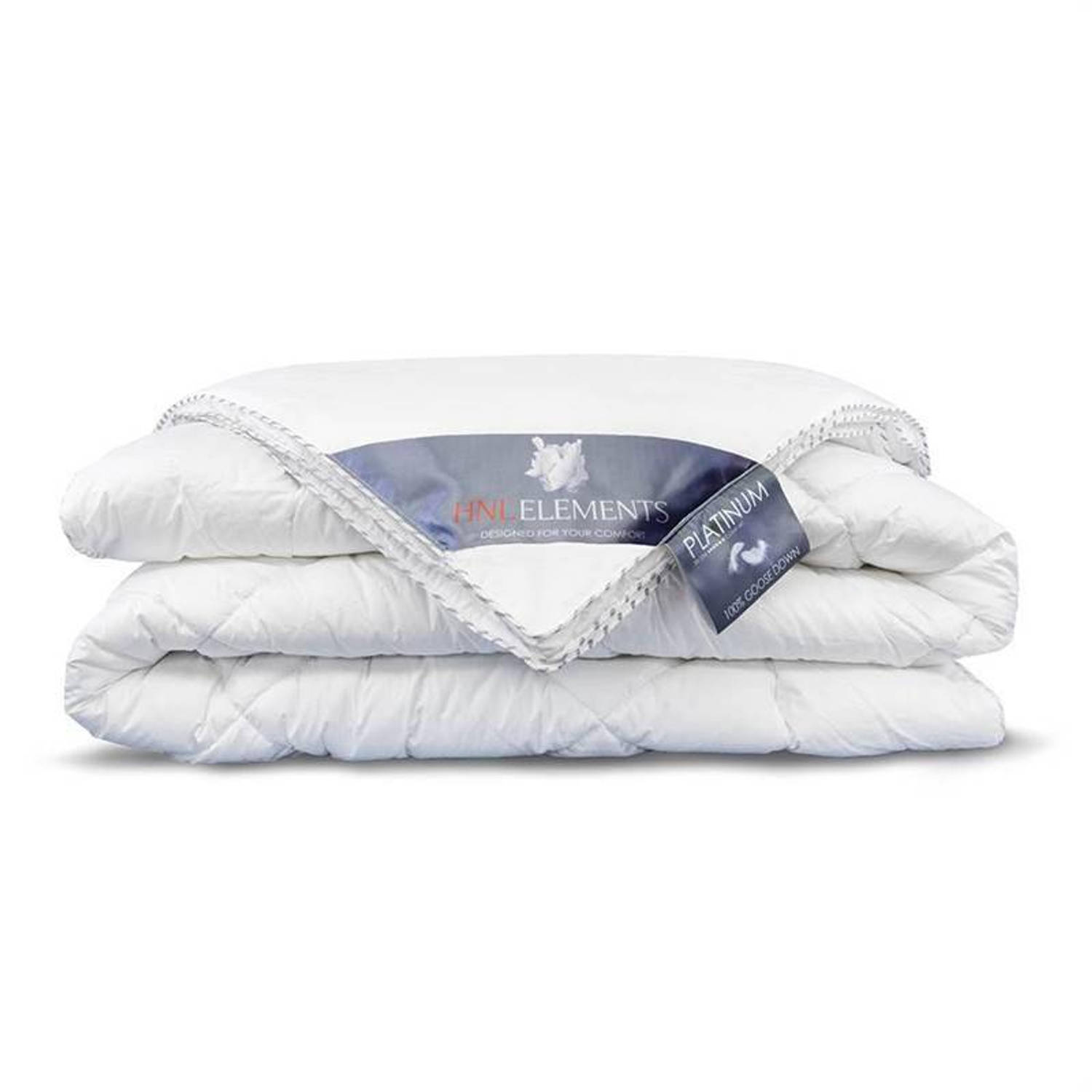 Heckett & Lane Platinum Donzen 4-seizoenen Dekbed - 2-persoons (200x200 Cm) - Volwassen - Wit