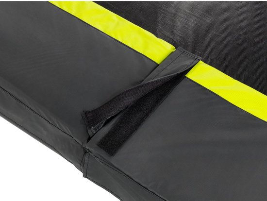 EXIT Toys Silhouette Ground Ingegraven Trampoline Met Veiligheidsnet - 244 Cm - - Zwart