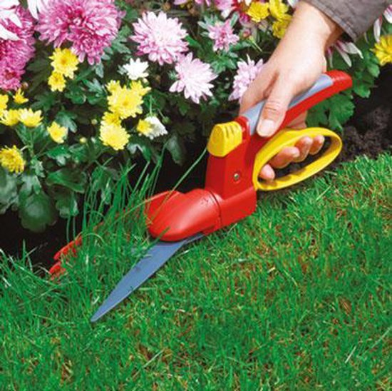 WOLF-Garten Professional Grasschaar Draaibaar 180° - Grijs