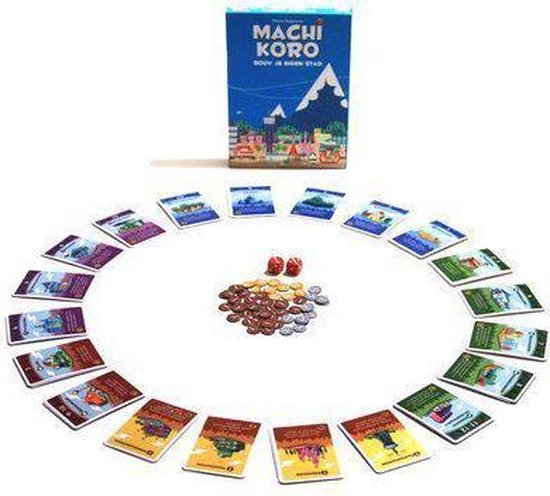 White Goblin Games Machi Koro Familiespel - Blauw