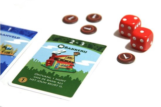 White Goblin Games Machi Koro Familiespel - Blauw