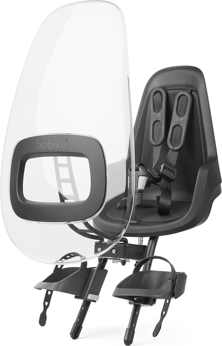 Bobike Windscherm One+ Urban/ - Zwart