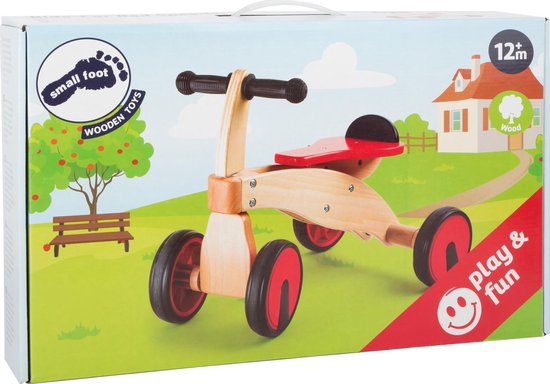 Small Foot Loopfiets Loopfiets Met 4 Wielen Junior - Rood