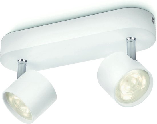 Philips Spot 2x3w Selv Star - Wit