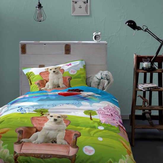 Damai Dekbedovertrek Maddy 140x220 Cm - Blauw