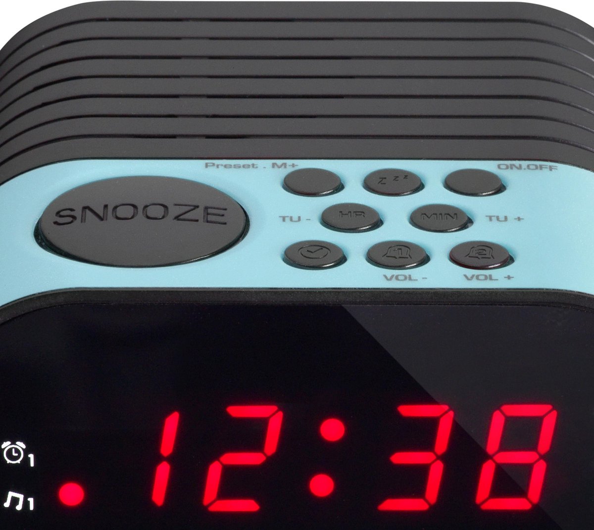 Lenco Fm-klokradio Cr-07 - Blauw