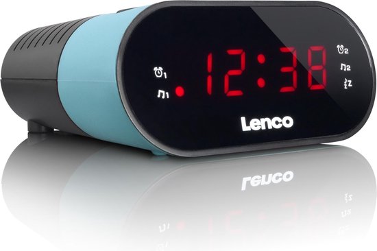 Lenco Fm-klokradio Cr-07 - Blauw