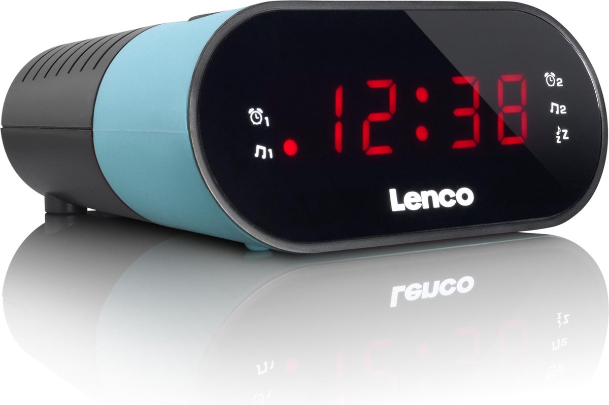Lenco Fm-klokradio Cr-07 - Blauw