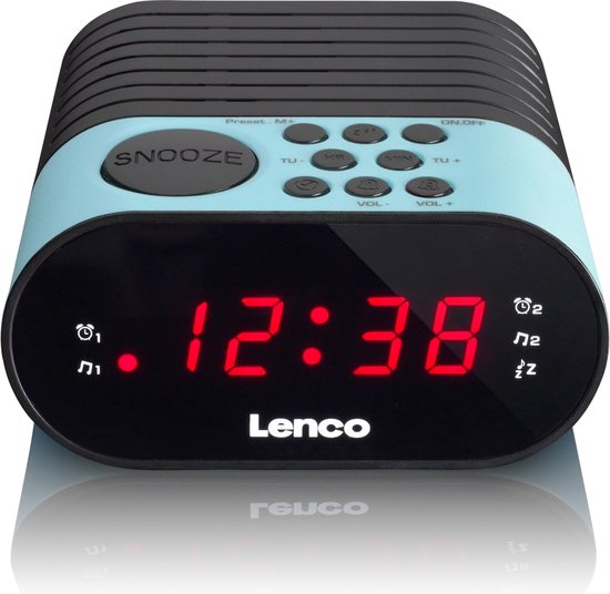 Lenco Fm-klokradio Cr-07 - Blauw