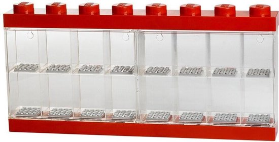 Lego Opbergbox Voor 16 Minifiguren - - Rood