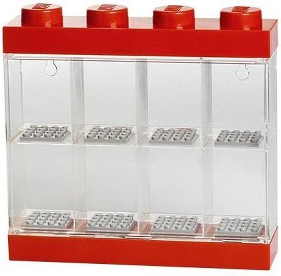 Lego Opbergbox Voor 8 Minifiguren - - Rood