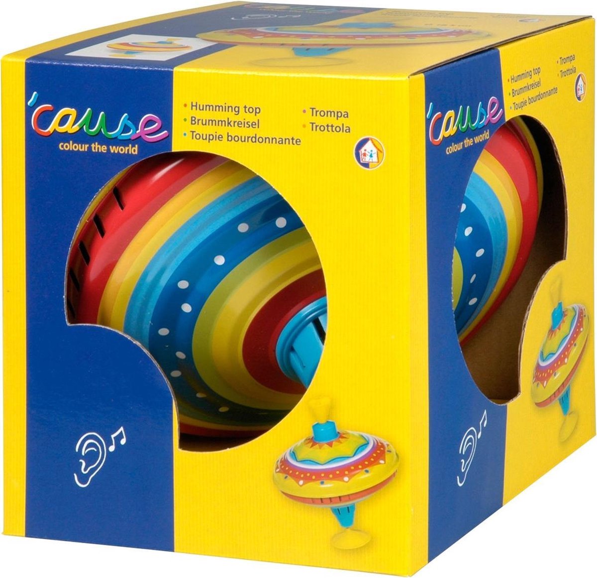 Cause Bromtol Gekleurd 18,5 X 21 Cm - Geel