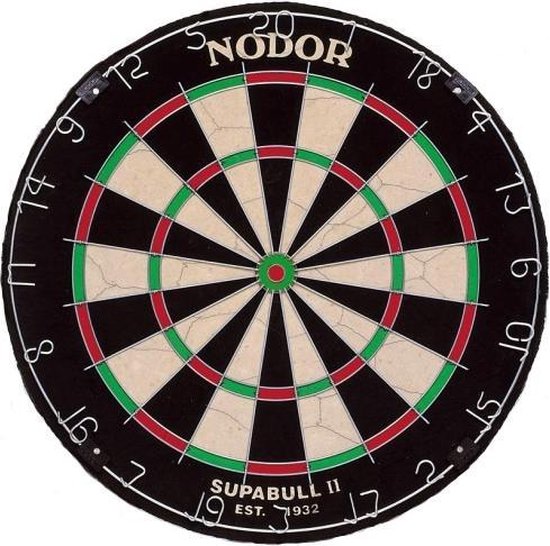 Nodor Supabull 2 Dartbord - Zwart
