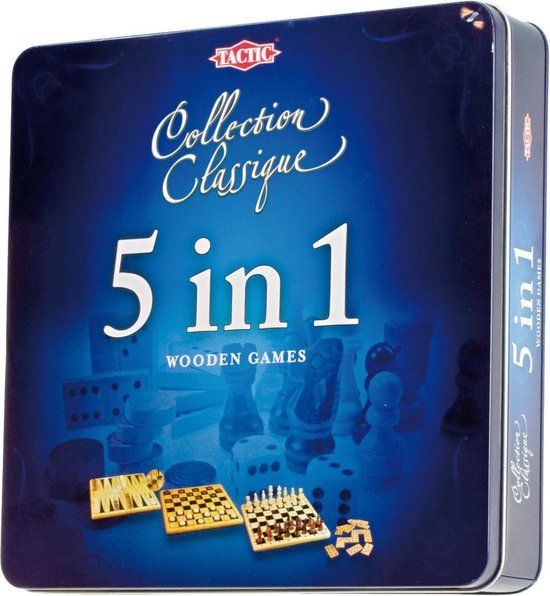 Selecta 5-in-1 Tin Box - Blauw