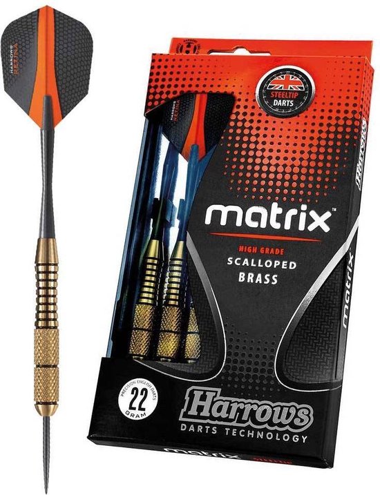 Harrows Darts Harrows Steeltip Matrix Dartpijlen - 20 Gr - Oranje