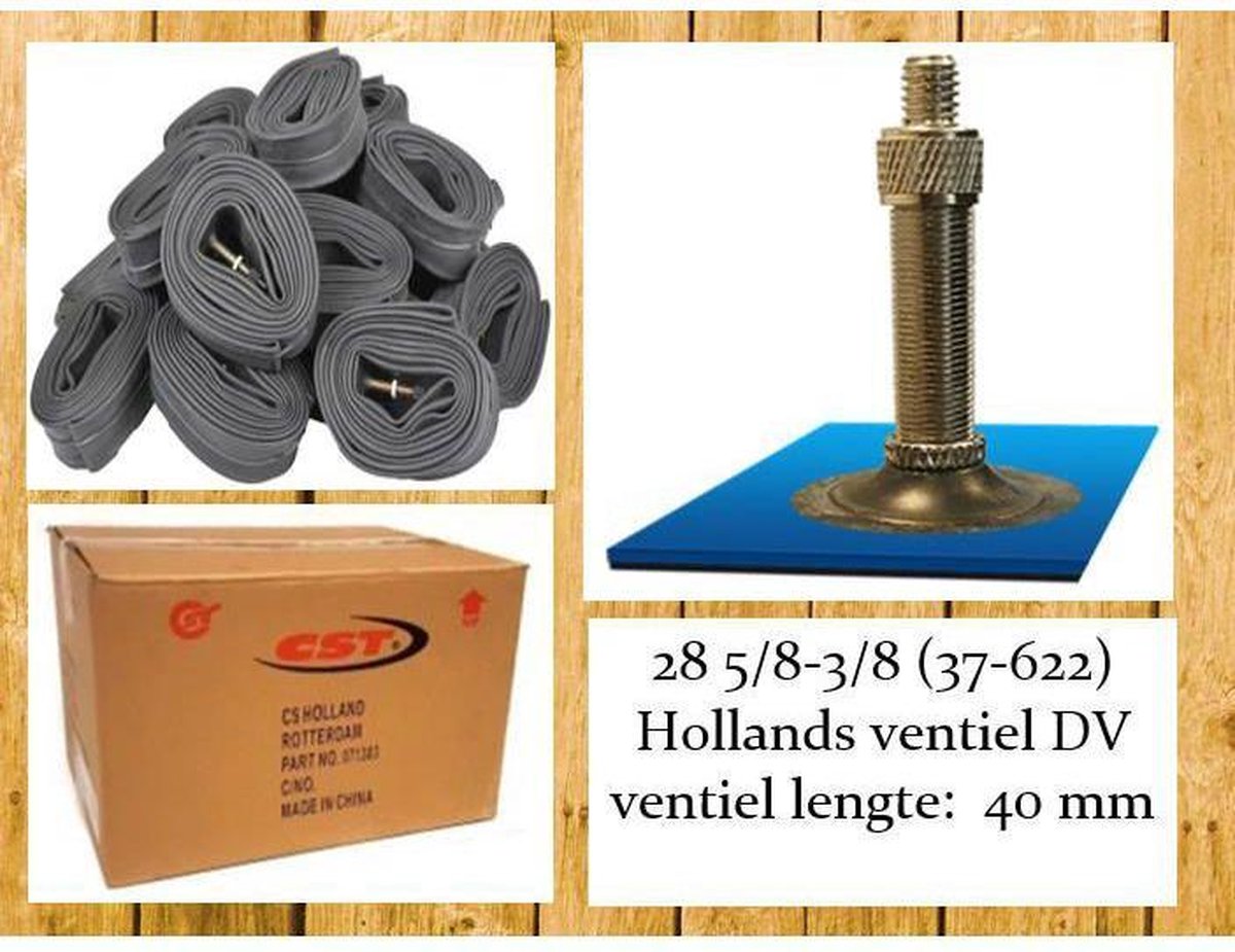 CST Binnenband 28 X 1 5/8 X1 3/8 (32/47-622) Hv 40 Mm - Zwart