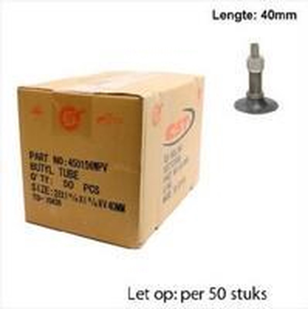 CST Binnenband 28 X 1 5/8 X1 3/8 (32/47-622) Hv 40 Mm - Zwart